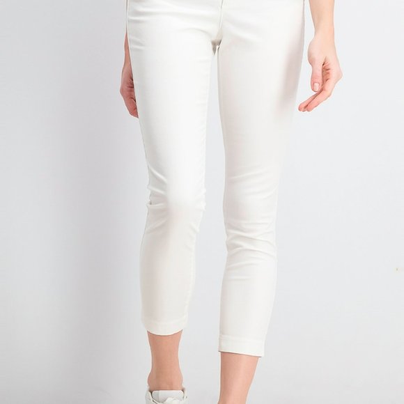 Old Navy Pixie Midrise Chino Pant Bright White 12 - Picture 2 of 4